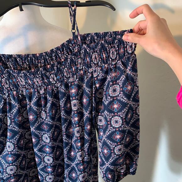 Blue Open shoulder dress size L - Picture 4 of 7